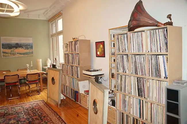 Blog, Schallplattenregale, naturpur, Altbau Wohnung