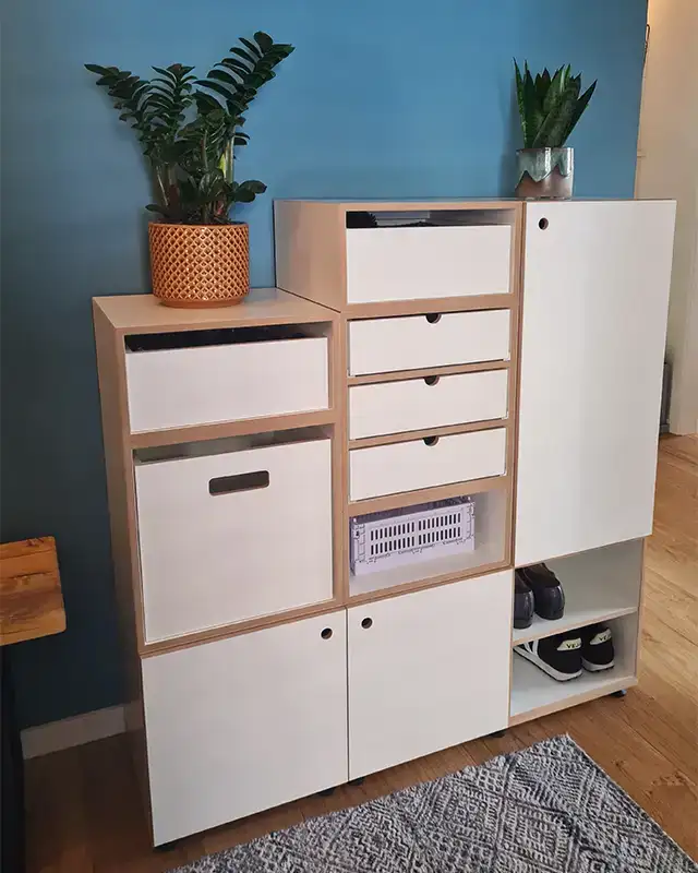 Kundenbilder, Flur, Flexibles Flurregal