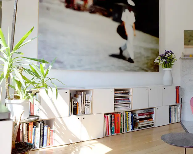 Design Sideboard in Weiß, Sideboards, Lowboard, Bücherregale