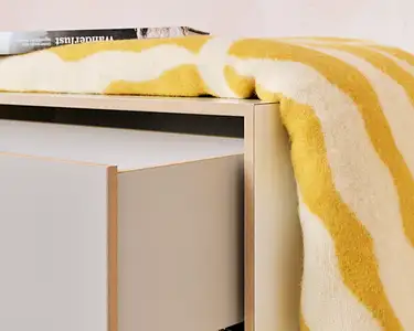 Kommode Schublade Kommoden, Farbenfrohe-Doppel-Kommode, 2:3 Modul, Doppelte Breite, rosa Wand