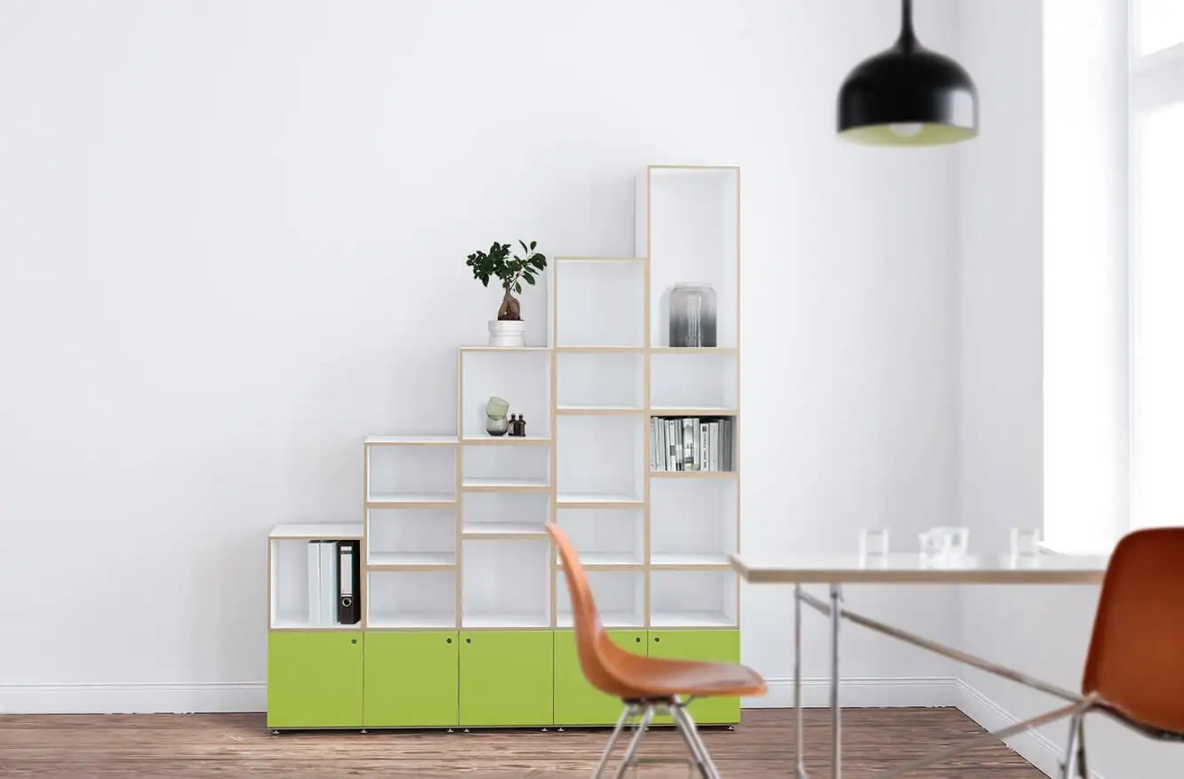 Greenery, Pantone, 2017, Stufenregal