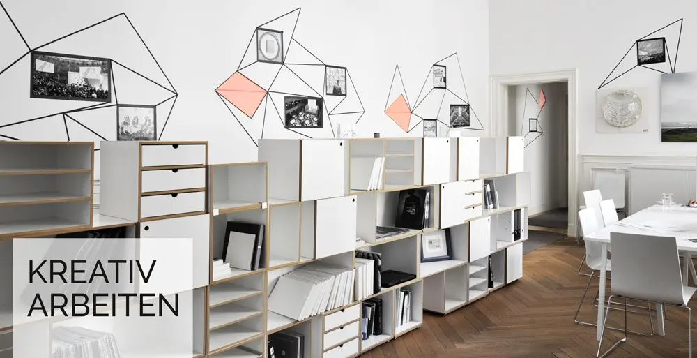 Modulares Büroregal stocubo Büroregale