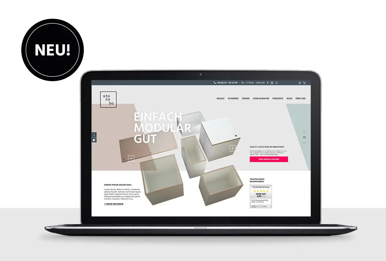 Alles neu macht der September: stocubo.de in neuem Look, Webseite