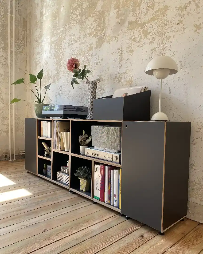 Koop, Mitteninmitte, Black Edition, Sideboards, LP-Box