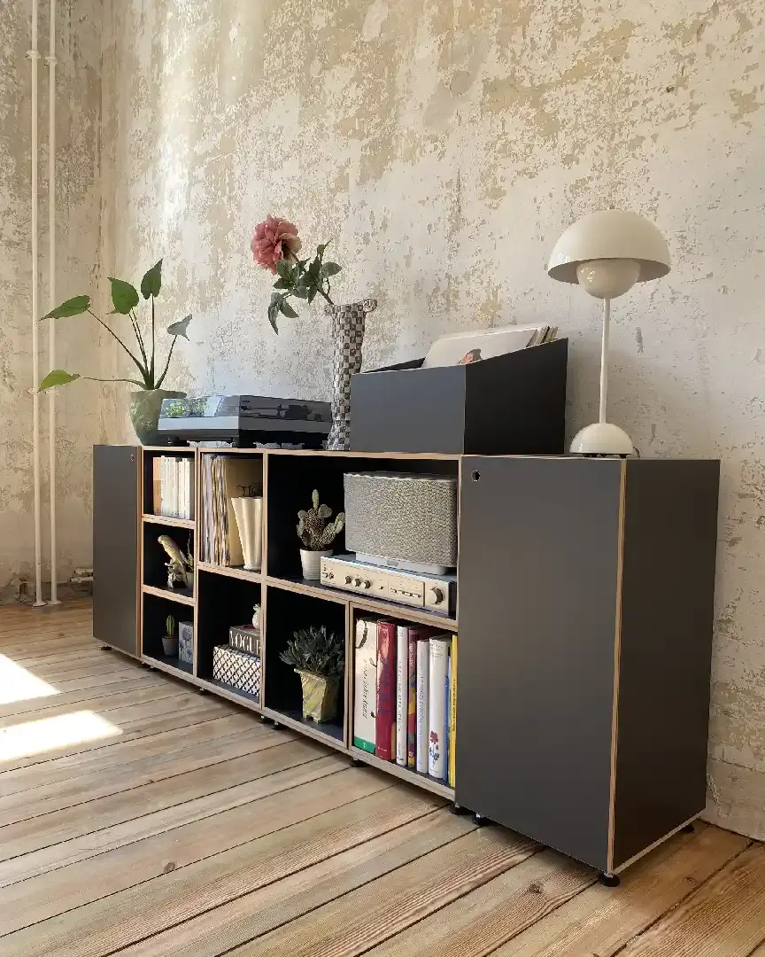 Koop, Mitteninmitte, Black Edition, Sideboards, LP-Box