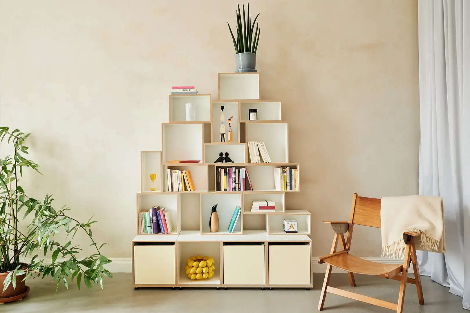 Regal für Taschenbücher Header, Regal für Taschenbüecher, 3x2