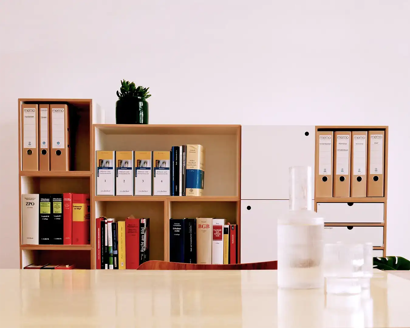 Kanzlei-Regal Büro, Office, Rechtskanzlei