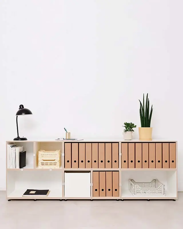 stocubo Aktenregal Büroregale, Aktenregale, Home-Office-Regale, stocubo Aktenregal, 2:1 Modul, Einschub
