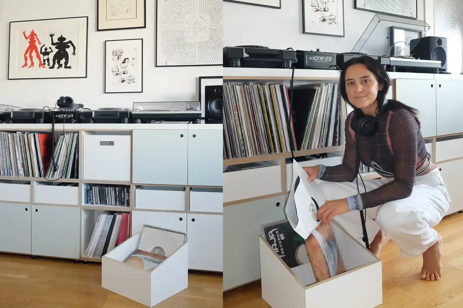 Koop, Inspiration, Blog, zu Besuch bei, DJ Gigola, Schallplattenregale, Vinyl, LP