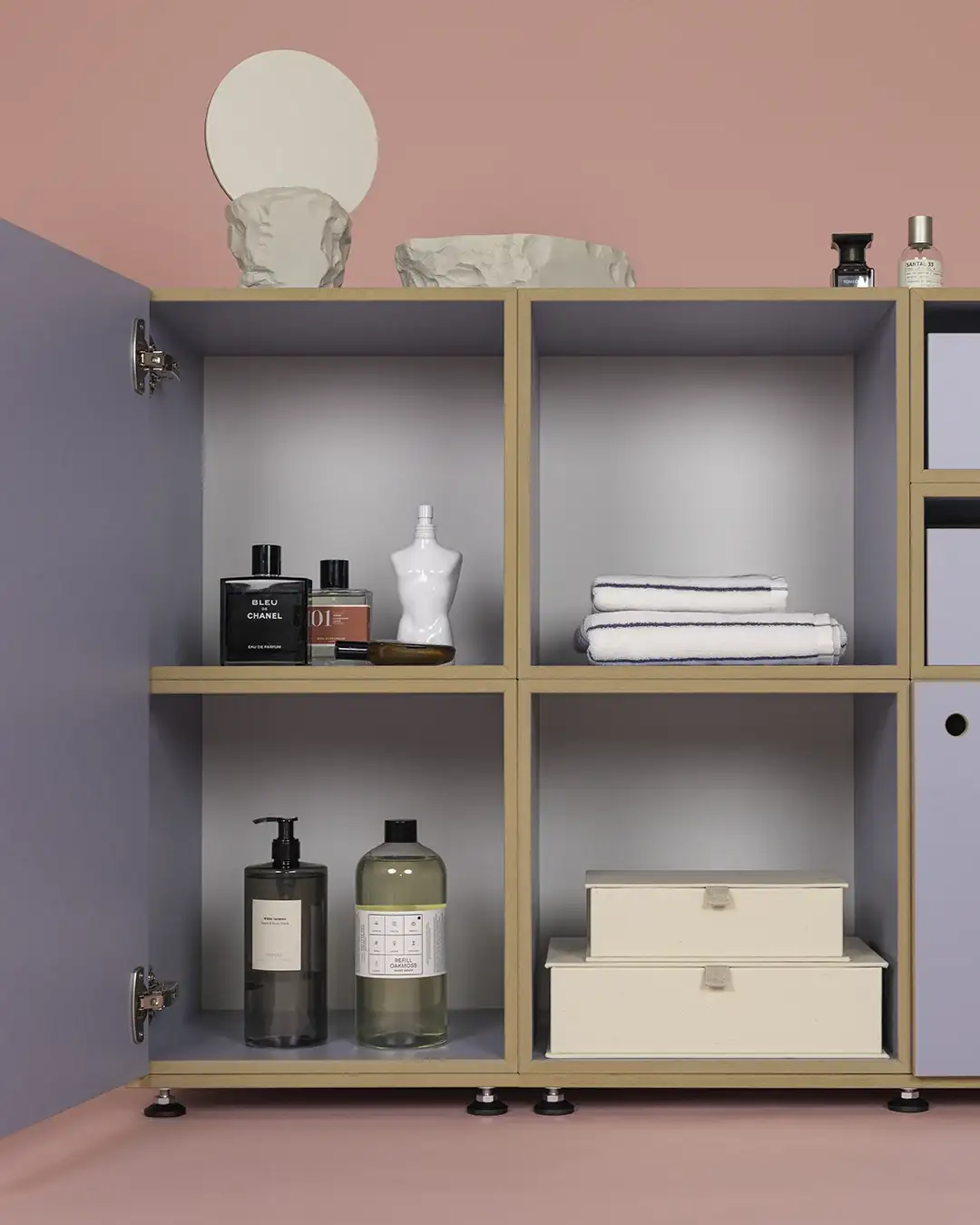 Blue Edition, Bad, Badzimmerregal, Detail, 89