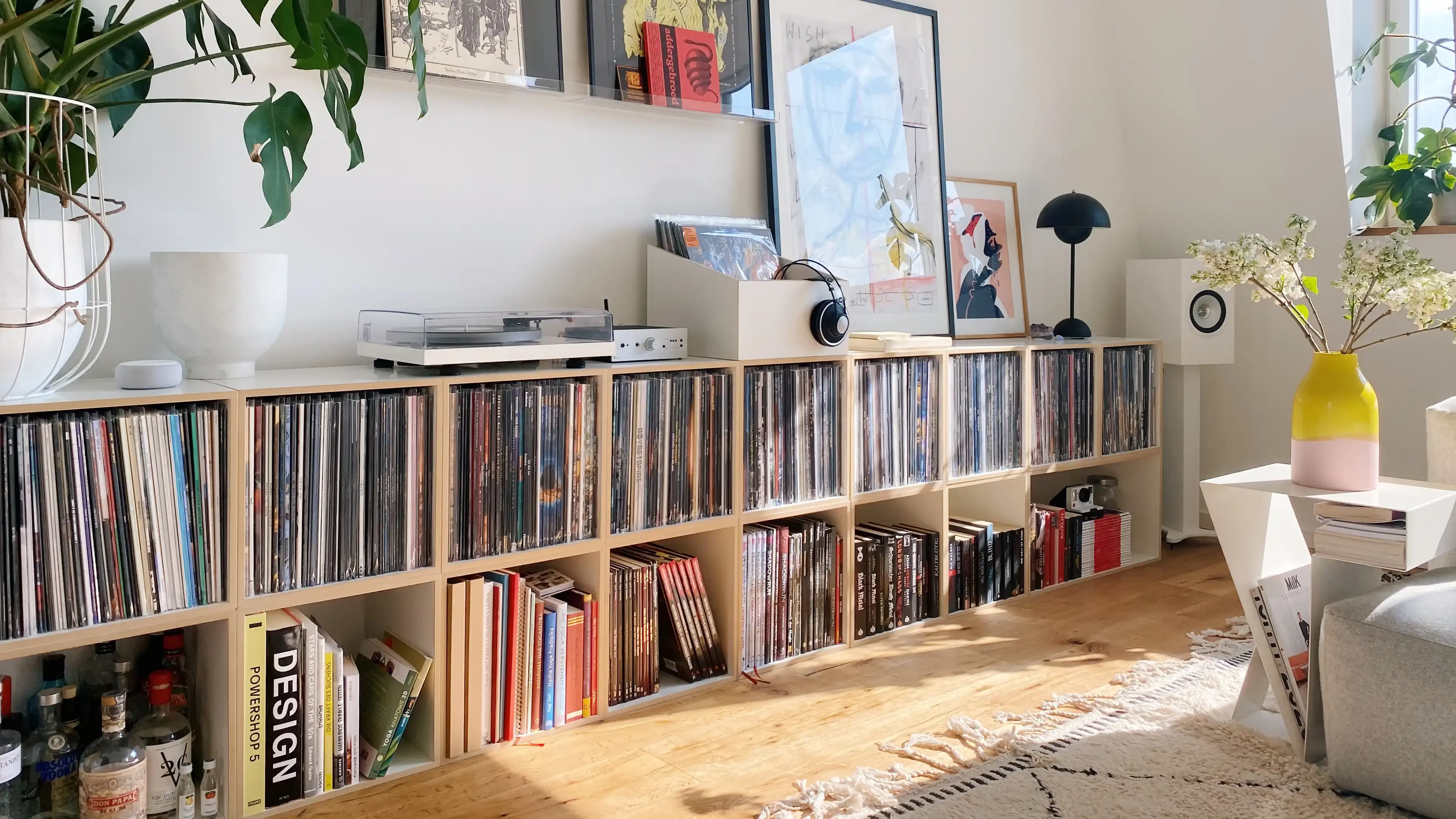 Großes LP-Sideboard Koop, Kristina Ahoi, frontal, Schallplattenregal, 2:1 Modul, 50