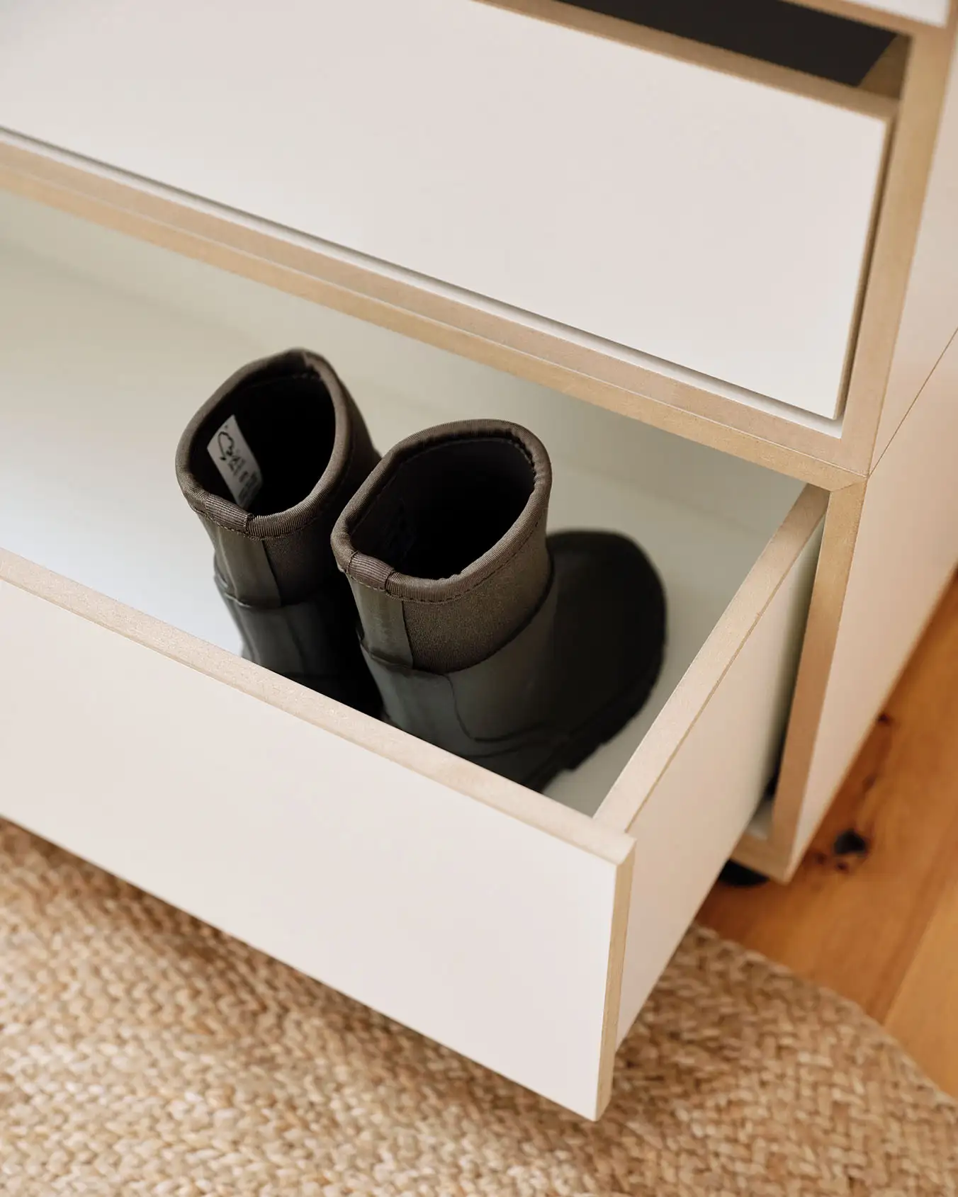 Kinderschrank Product Page, Kinderschrank, Kommode, Schubladen, Detail, Schuhe