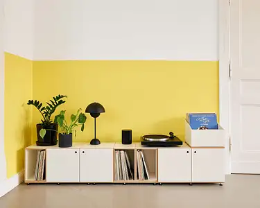 LP-Lowboard Product Page, LP-Box, Sockel, 2:3 Modul, Tür, gelb