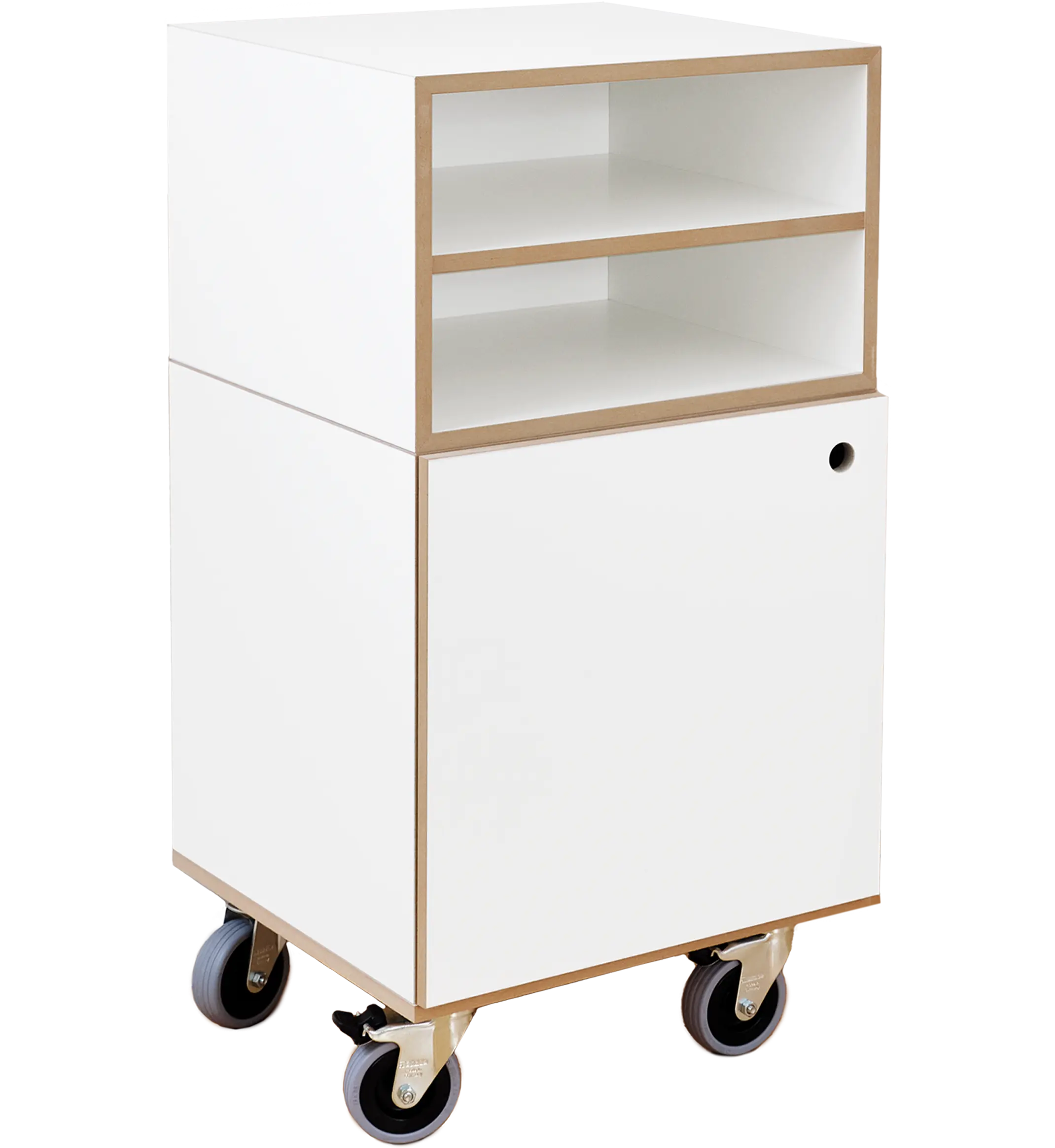 Rollcontainer mit Tür Shop, Rollcontainer mit Tür, Freisteller, F2 Modul