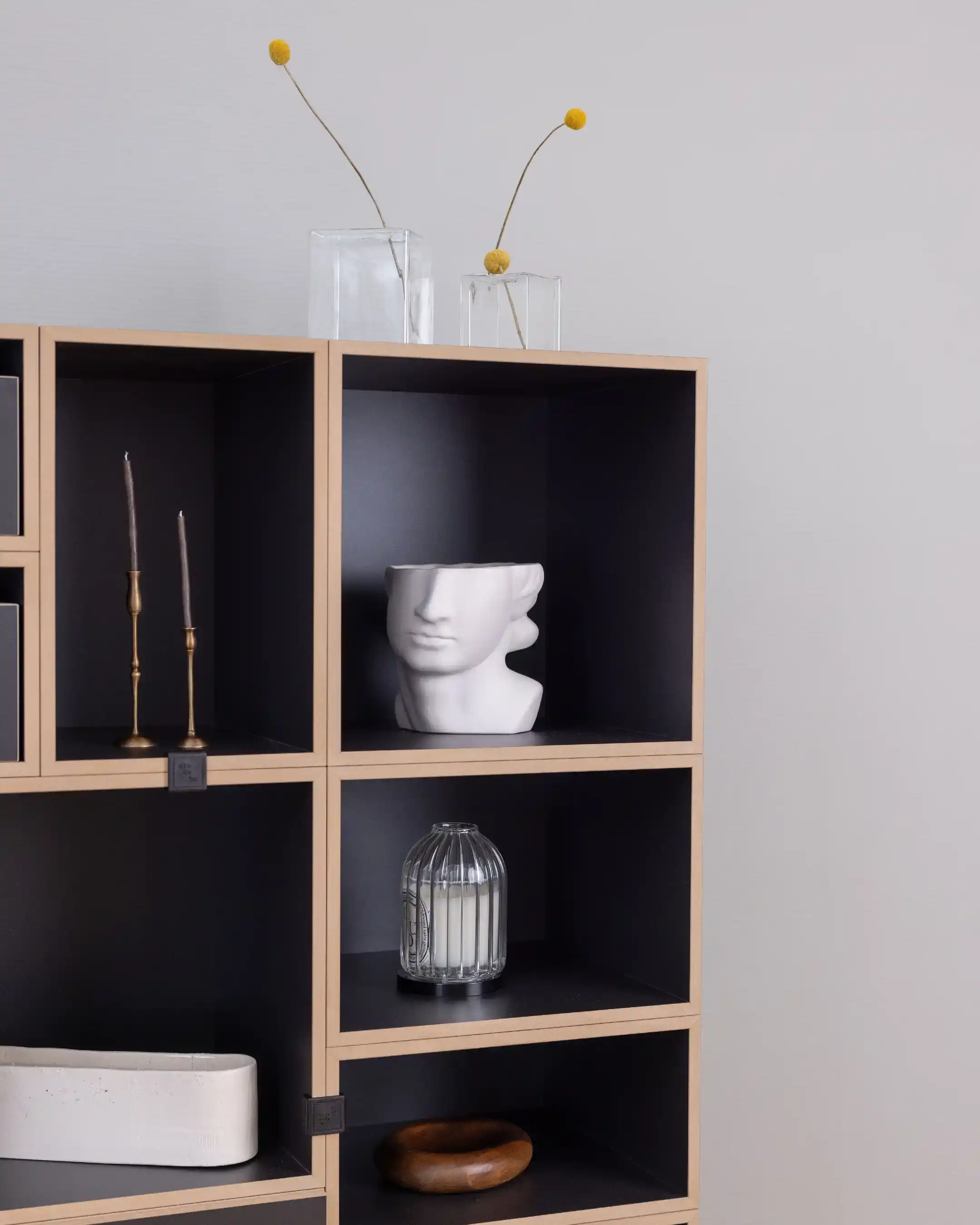 Schwarzes Bücherregal Wohnzimmer, Bücherregale, Schlafzimmer, Schwarzes Bücherregal, Black, Black, 40