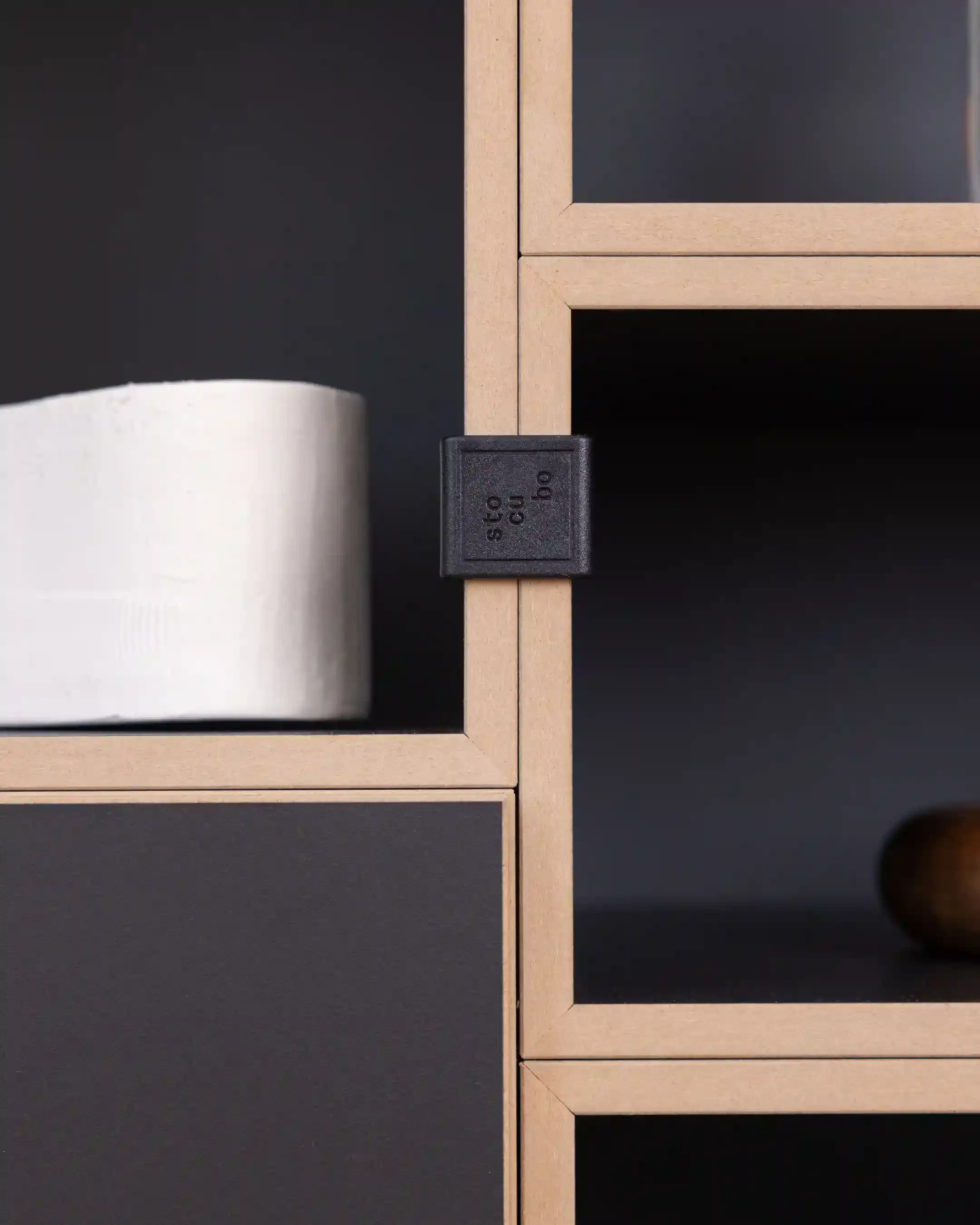 Schwarze Kunststoffklammer Wohnzimmer, Schlafzimmer, Schwarze Kunststoffklammer, Black, Black, 20