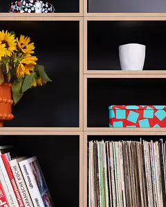 Wohnzimmer, Sideboards, Highboard, Schwarzes Wohnzimmer-Sideboard, schwarz, Black Edition, 4x5