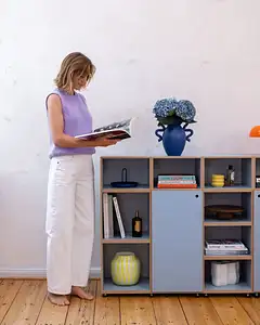 Blaues Wohnzimmer Sideboard Wohnzimmer, Sideboards, Blaues Wohnzimmer Sideboard, Denimblau, 2:1 Hochkant, 20