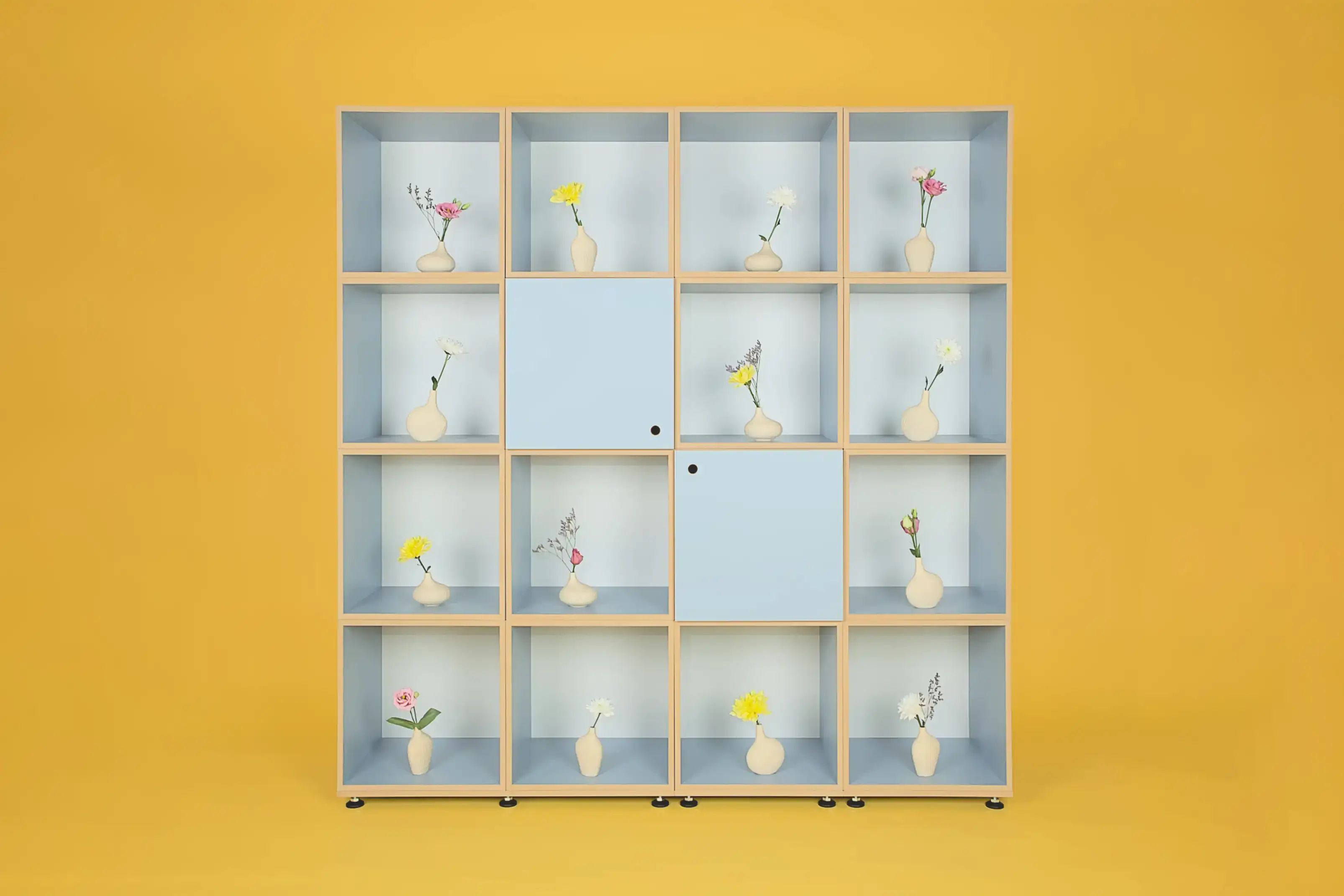 Blue Edition Großes Regal Blue Edition, Titelbild, Wohnzimmerregale, Blue Edition Großes Regal, 3x2