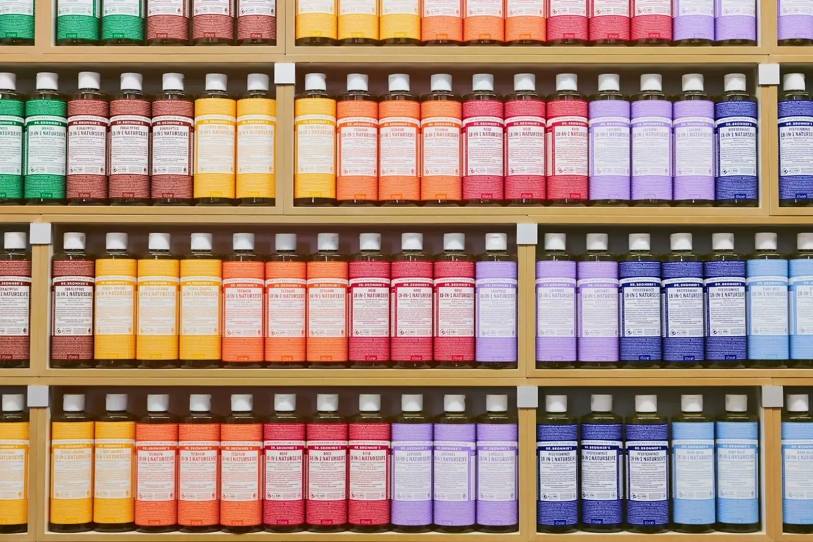 Geschäftskundinnen, Geschäftskunden, B2B, Dr. Bronner's, 50