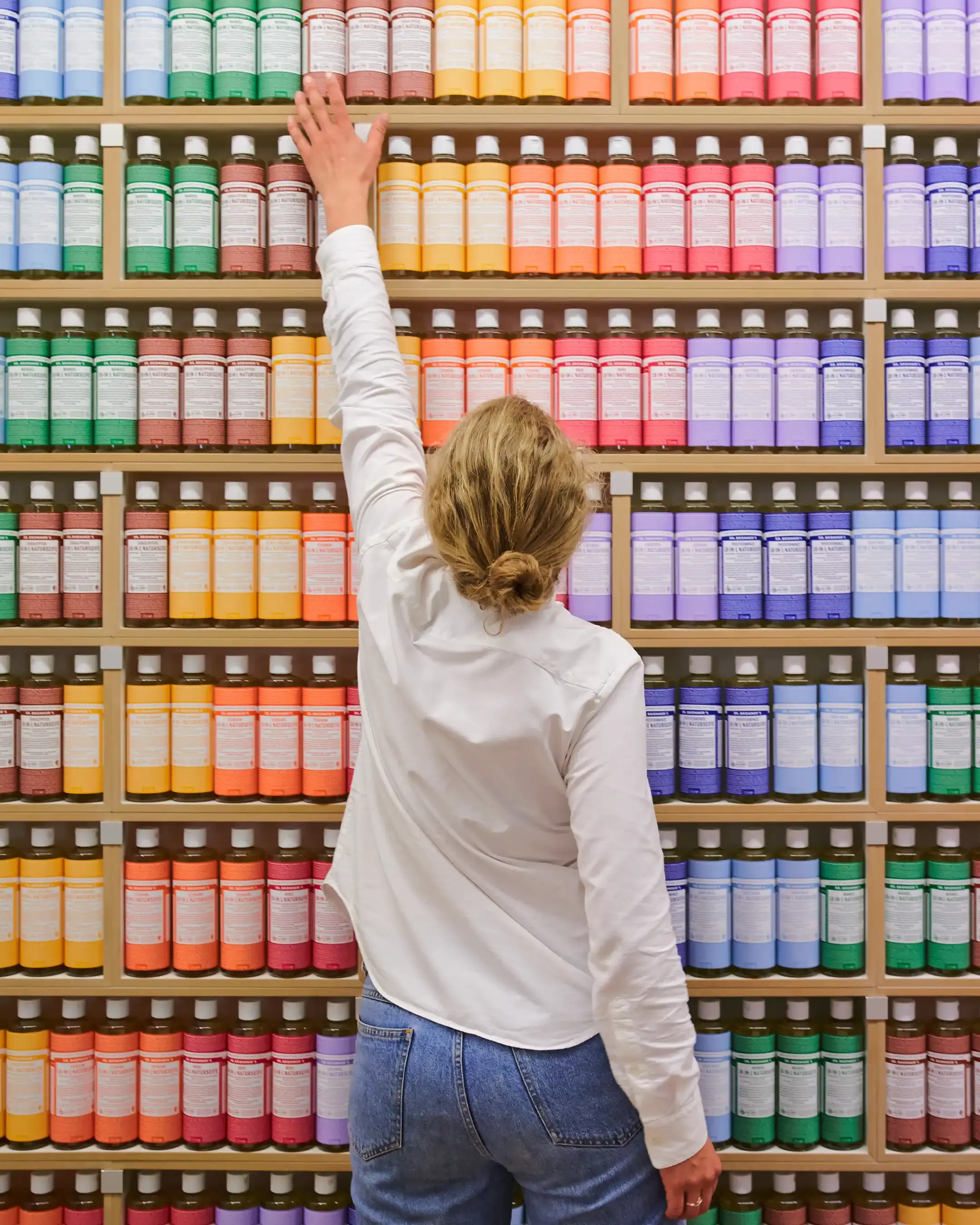 Geschäftskundinnen, Geschäftskunden, B2B, Buchhandlung, Dr. Bronner's, 50