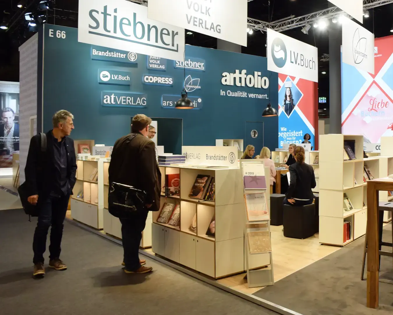 Geschäftskundinnen, Geschäftskunden, B2B, Artfolio, Messe, 70