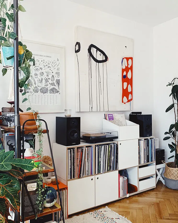 Schallplattenregal mit Türen und Einschüben Kundenbilder, Schallplattenregale, Tiemo Hauer, LP Box