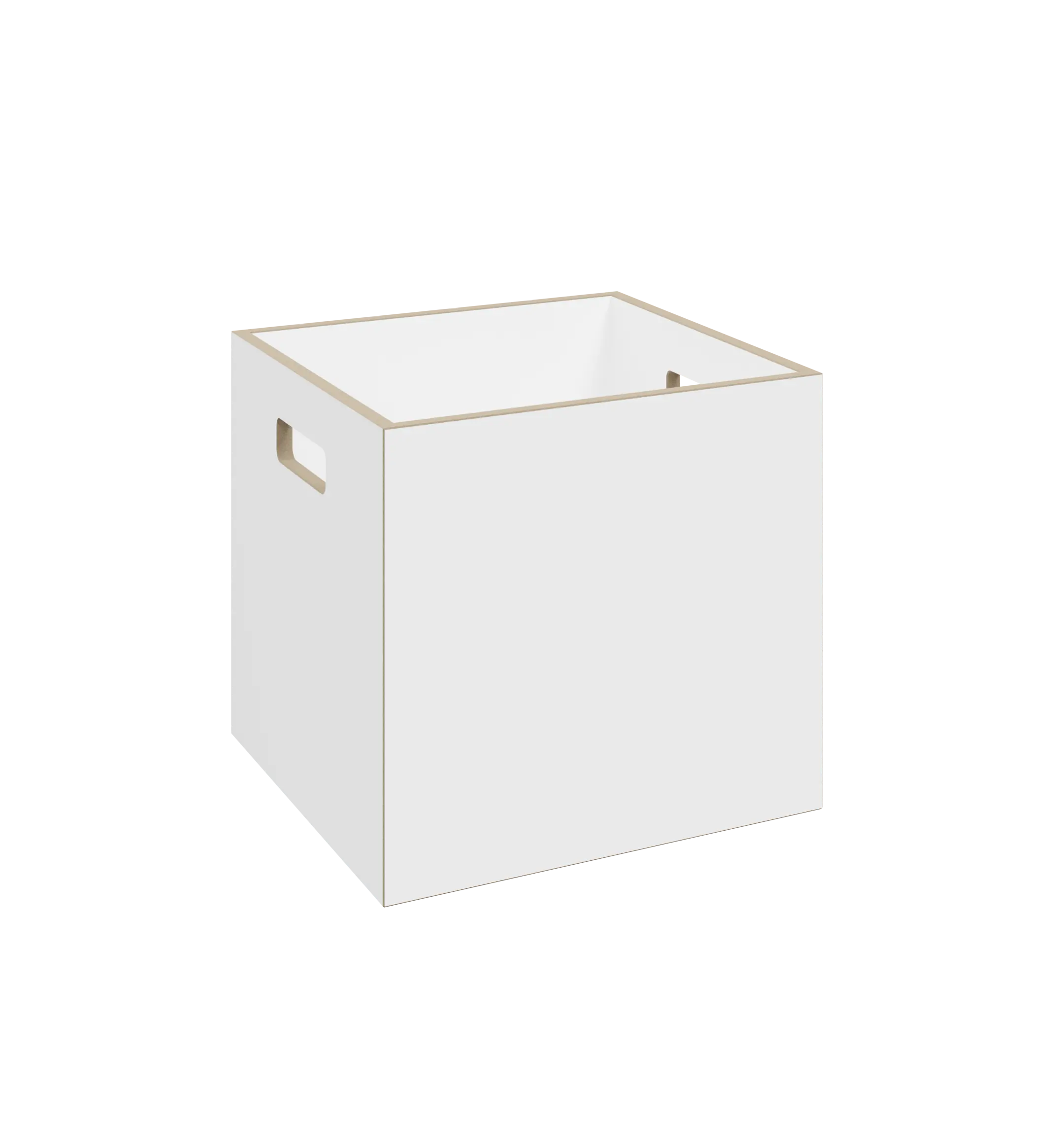 Einschub mit Griffaussparungen Shop, Freisteller, 1:1 Einschub mit Griffaussparungen, natur, weiß