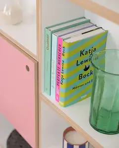 Wohnzimmer, Bücherregal, DVD, CD, Büro, Home-Office, Tür, Pink, Flamingopink, 4x5, 30