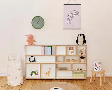 Product Page, 3-in-1-Kiezladen, Kinderregal, halbe Tiefe