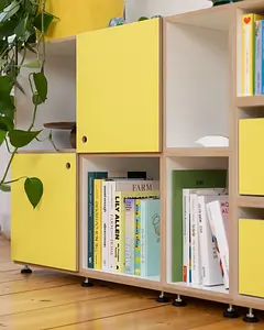 Schlafzimmer, Wohnzimmer, Flur, Sideboard, Highboard, Kommode, Zitrusgelb, Gelb, Schubladen, 4x5, 40