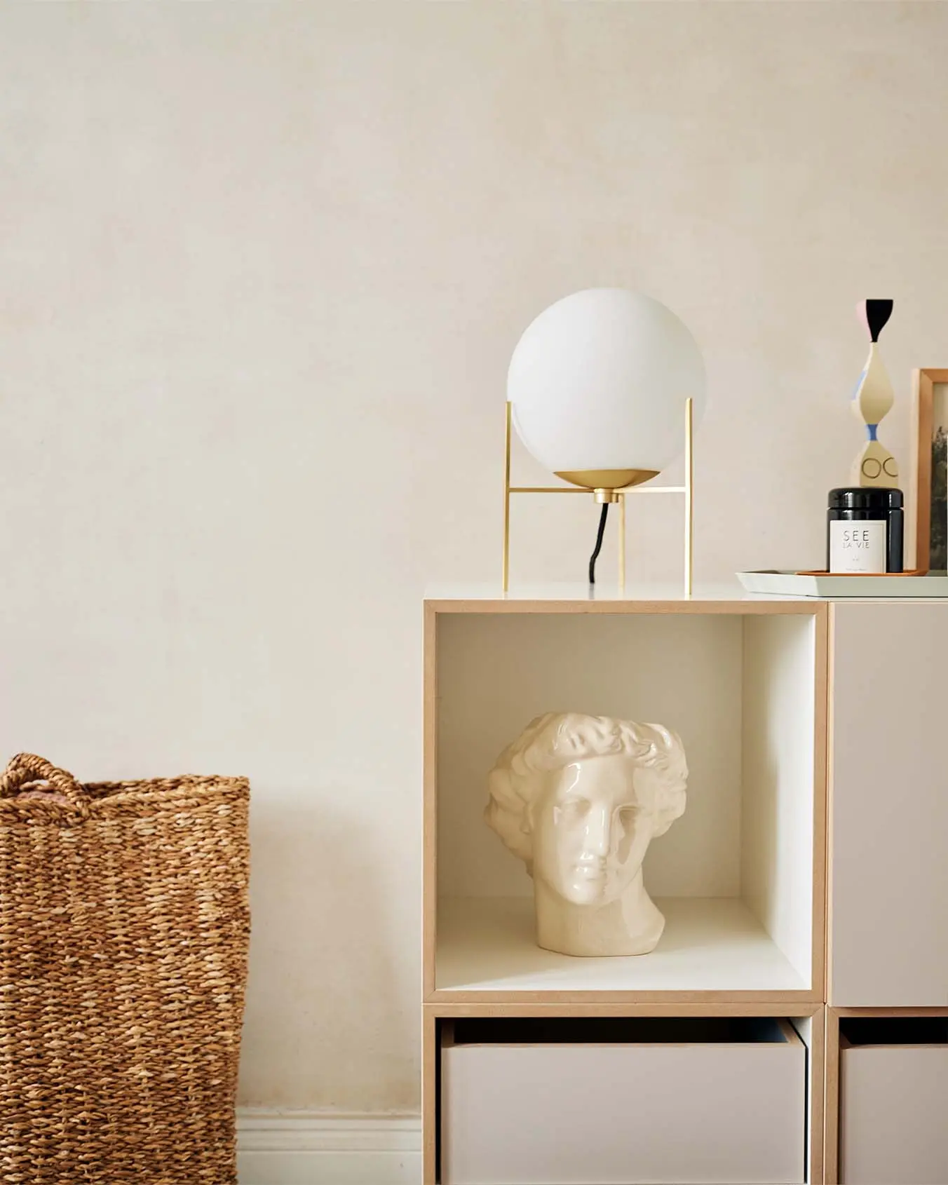 Schlafzimmer-Kommode Schlafzimmerregale, Sideboards, Kommode, Schlafzimmer-Kommode, Detail, kaschmirgrau