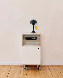 Rollcontainer, Home-Office, Büro, kleiner Rollcontainer, Rollen, Tür, F2 Modul, Verner Panton, FlowerPot, Lampe, 