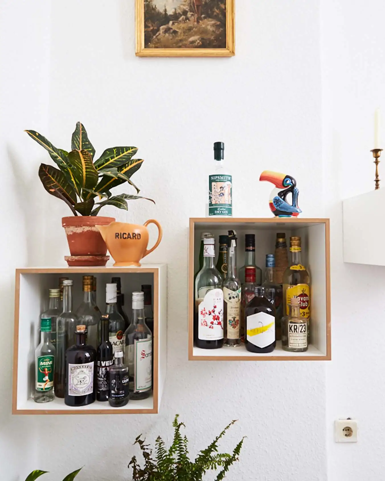 Kundenbilder, Würfelregale, Wandregal