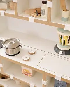 Kinderregale, 3-in-1-Kiezladen, Detail, Küche