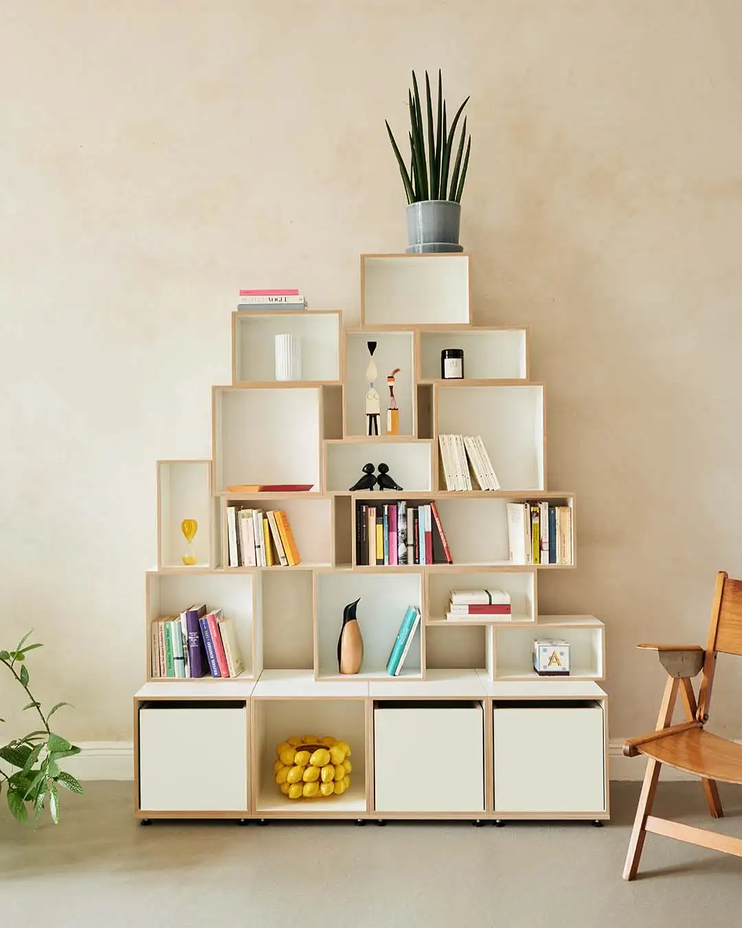 Bücherregale, Wohnzimmerregale, Regal für Taschenbücher, Halbe Tiefe, Einschub, Retusche, 4x5, 4