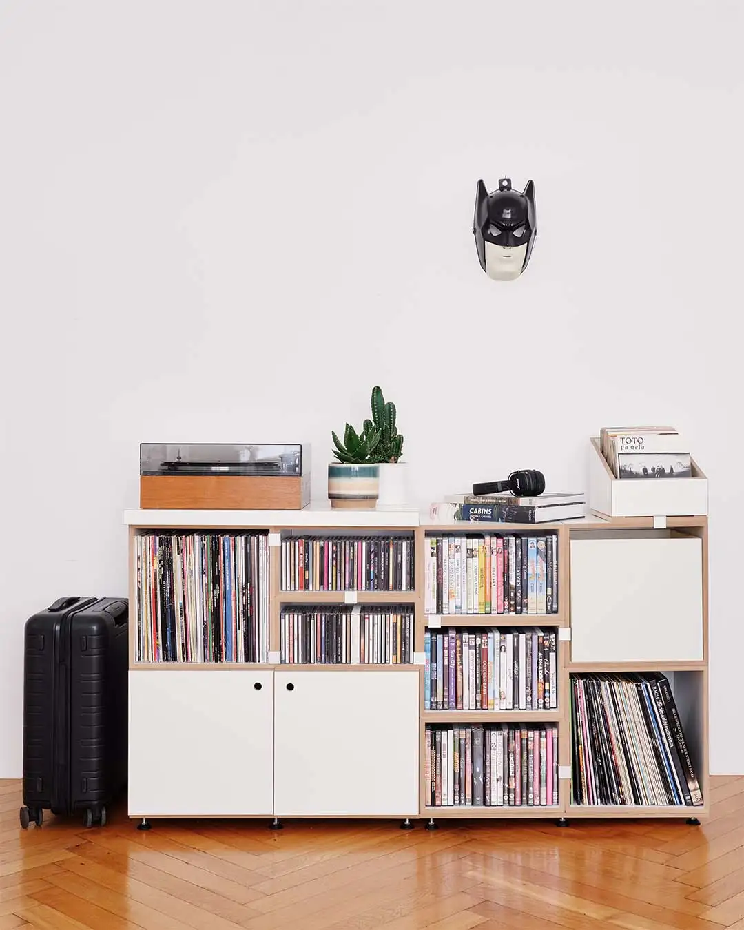 Schallplattenregale, Single-Box, 4x5, 4