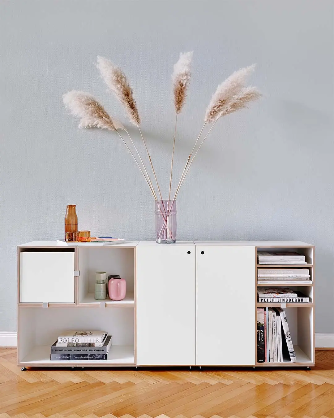 Sideboards, Wohnzimmerregale, Sideboard mit Hochkanttür, Retusche, 4x5, 4