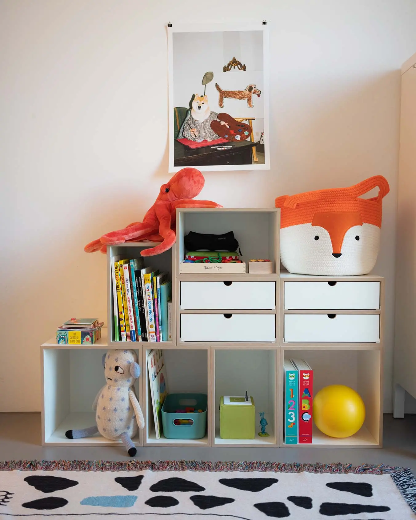 Flexibles Kinderregal Koop, doublekoek, Kinderregal