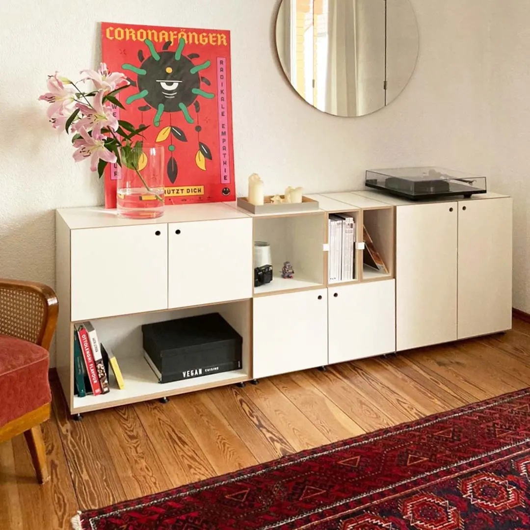 Elegantes Sideboard Kundenbilder, Sideboards, 2:1 Modul hochkant mit Tür