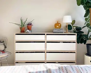 Koop, Mary, Kommoden, Doppel-Kommode, 2:3 Modul, Doppelte Breite mit Schubladen, Schlafzimmer, Kaschmirgrau, 5x4, 4