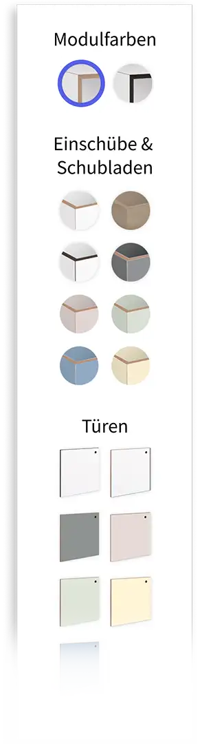 Modul-Einstellungen Konfigurator, Config Panel, Optionen, Zubehör