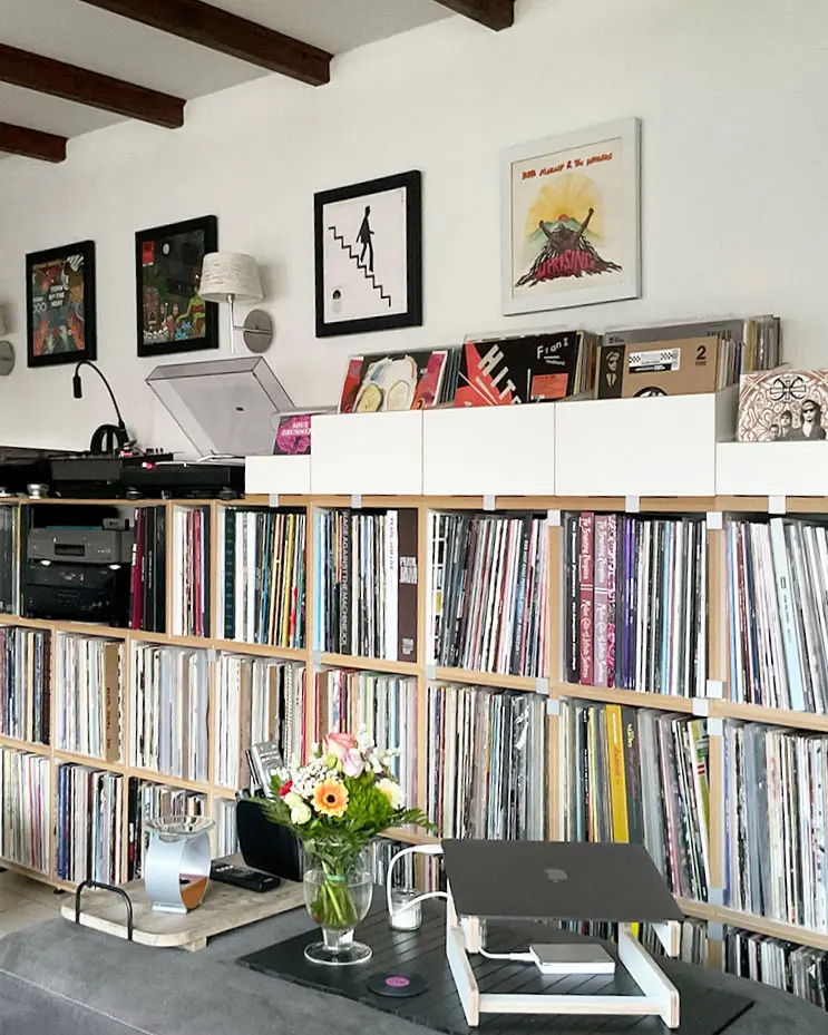 Großes LP-Regal für Schallplattensammler Kundenbilder, Schallplattenregale, LP-Box, Single-Box