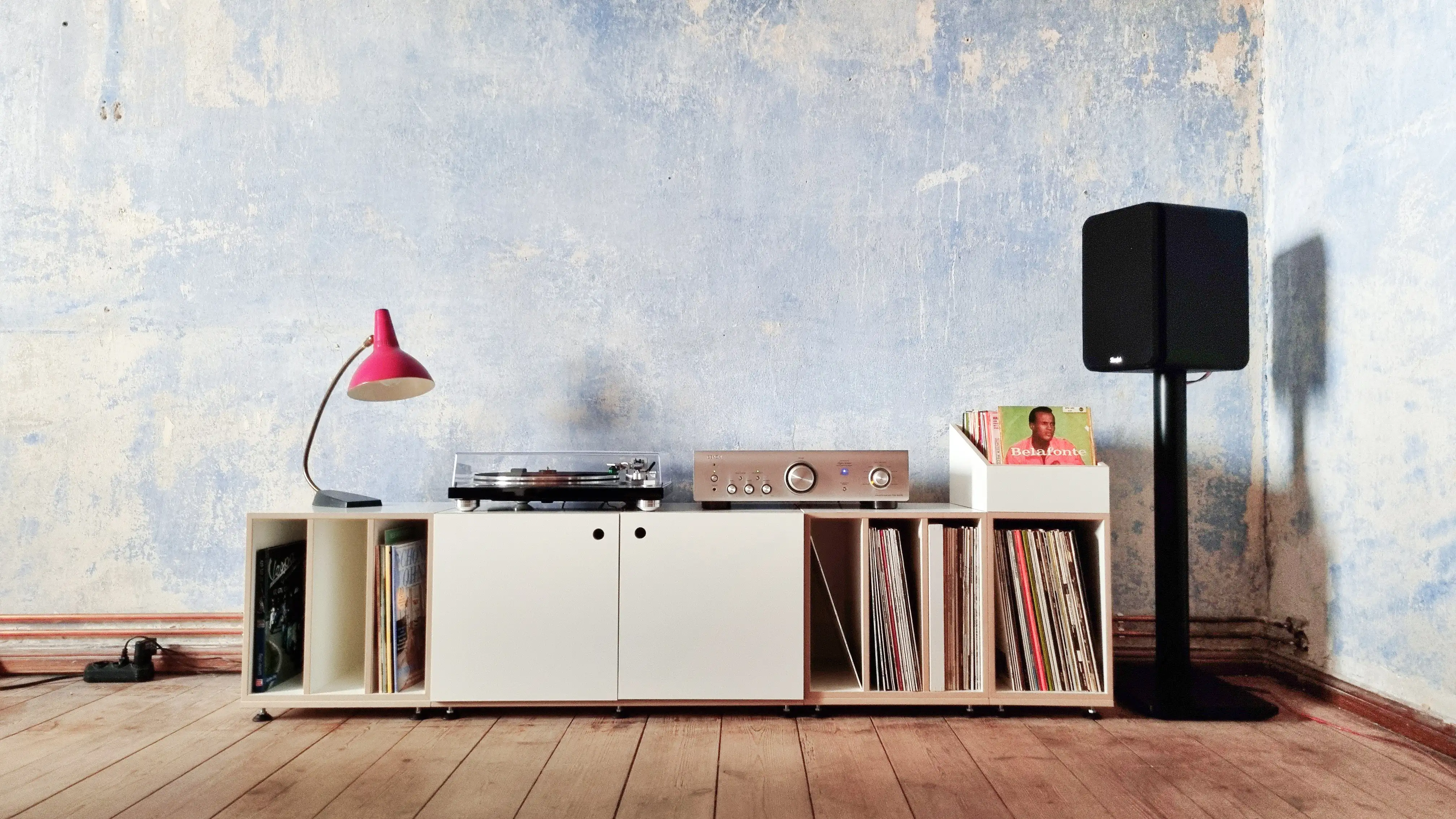 LP-Lowboard mit Türen Blog, Kundenbilder, Schallplattenregale