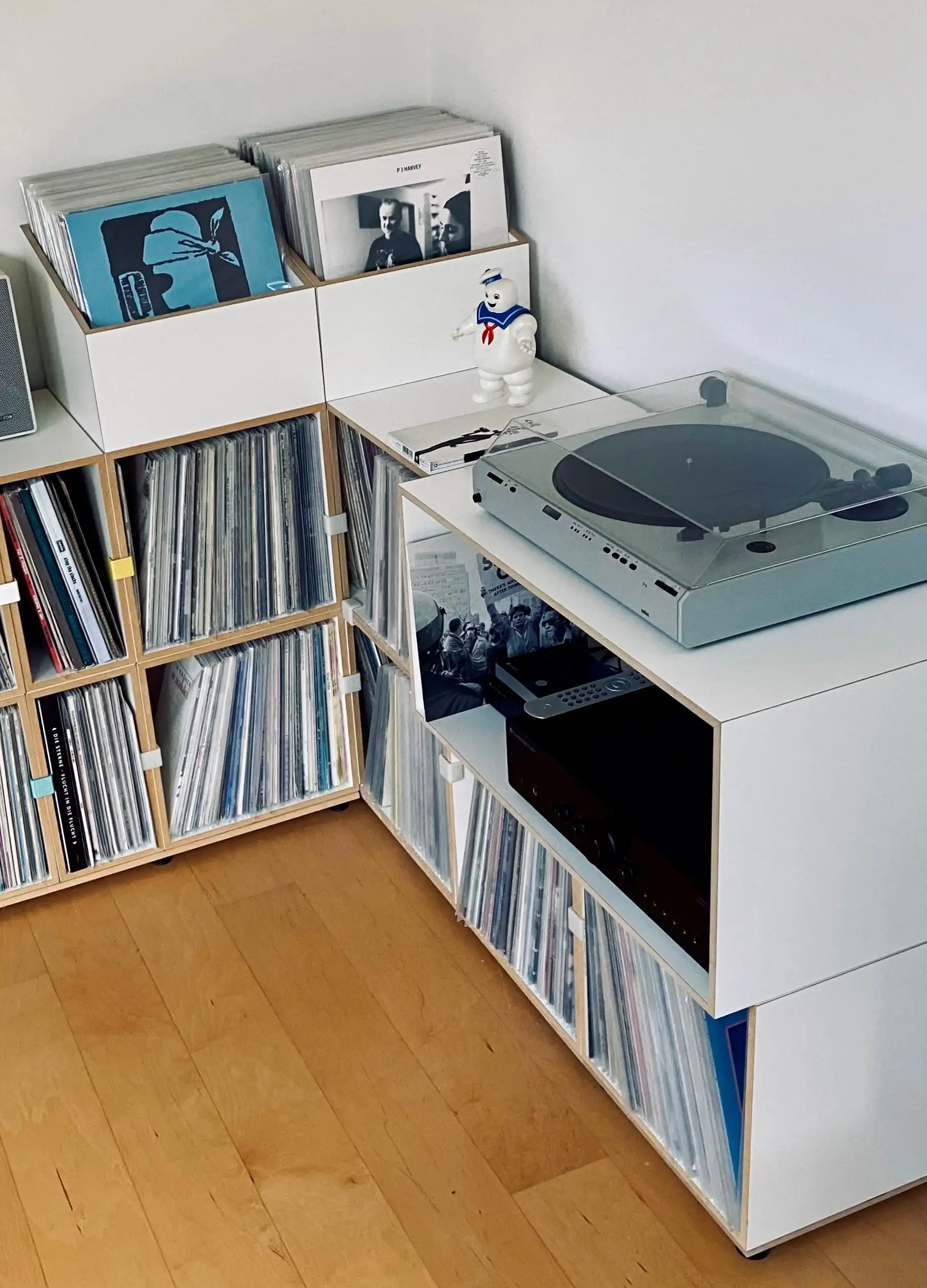 Schallplattenregal mit dem HiFi-Modul Blog, Kundenbilder, Schallplattenregale