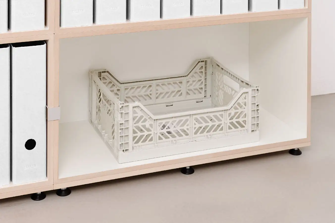 Grundplatte, Ordner, weiß