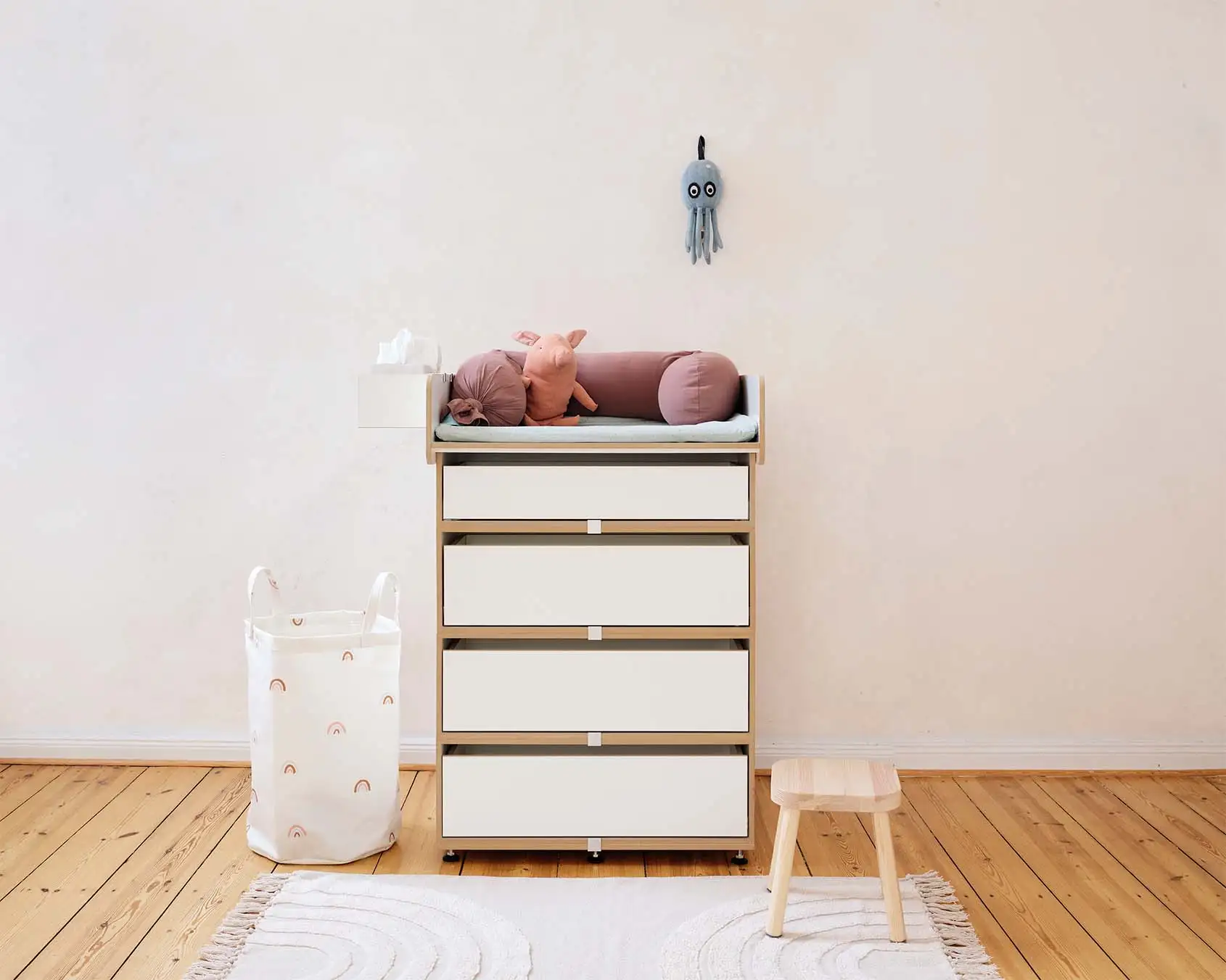 Product Page, Blog, Wickelkommode, Wickelaufsatz, Kommode, Horizontal, Schwein, Tintenfisch