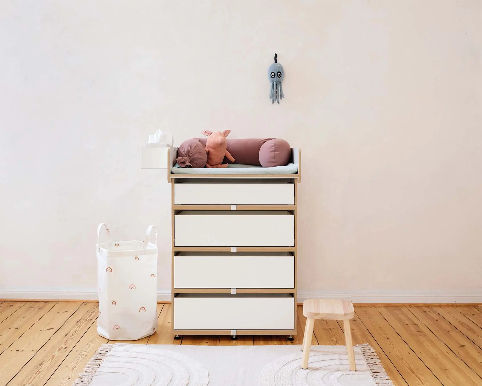 Product Page, Blog, Wickelkommode, Wickelaufsatz, Kommode, Horizontal, Schwein, Tintenfisch