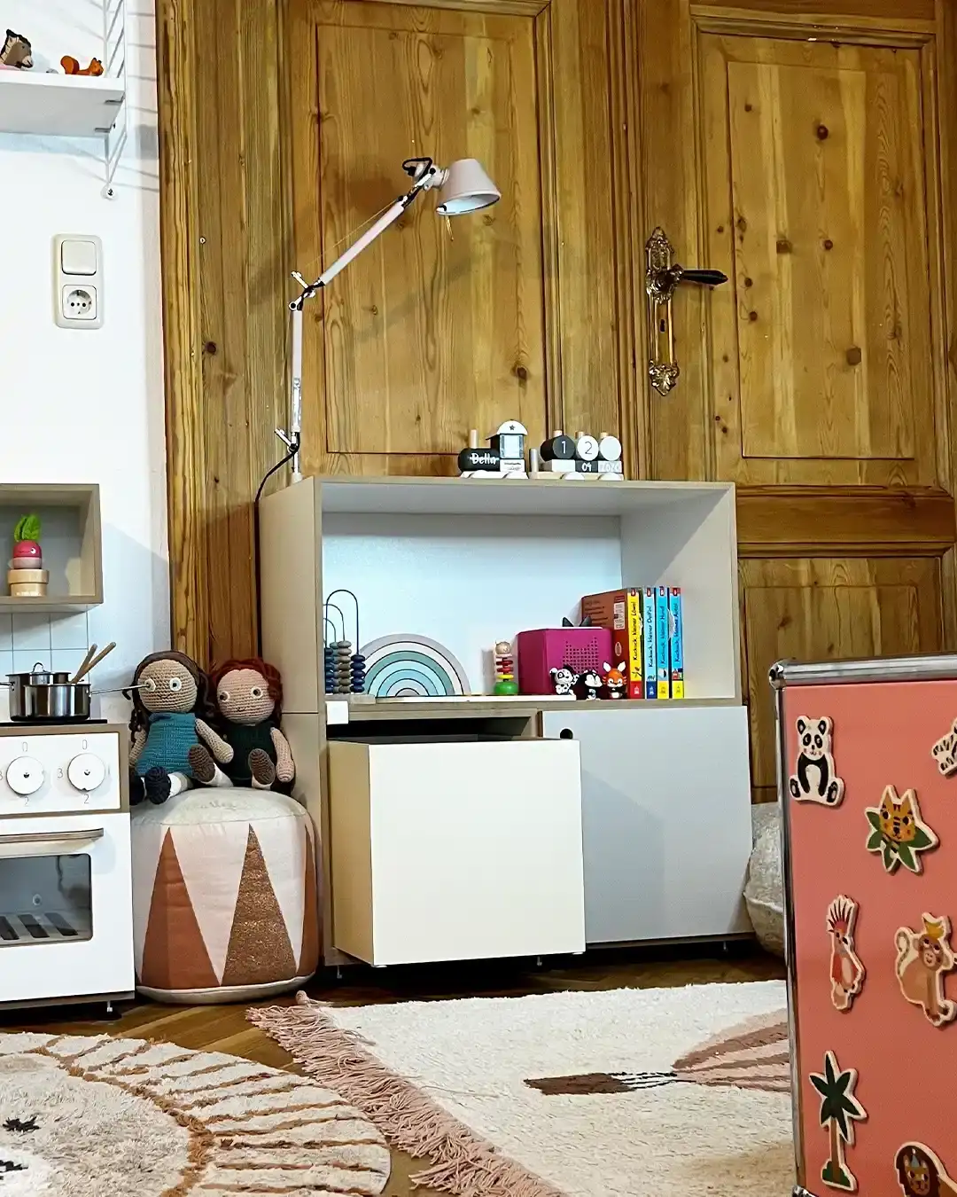 Kleines Kinder-würfelregal Kundenbilder, Kinderzimmer, Kinderregale, Würfelregale, 4x5, 40