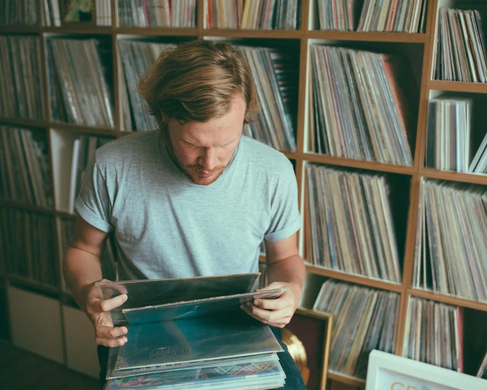 Koop, Inspiration, Blog, zu Besuch bei, Dexter, DJ, Schallplattenregale, Vinyl, LP